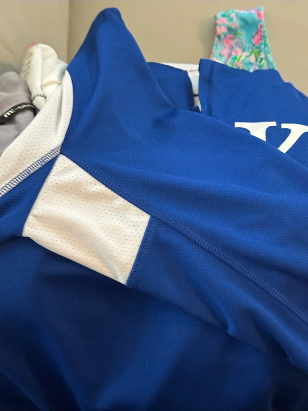 Kansas City Royals Majestic On-Field 3/4-Sleeve Batting Practice Jersey Small